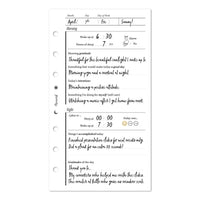 Daily Journal Refill (Personal Size Refill)