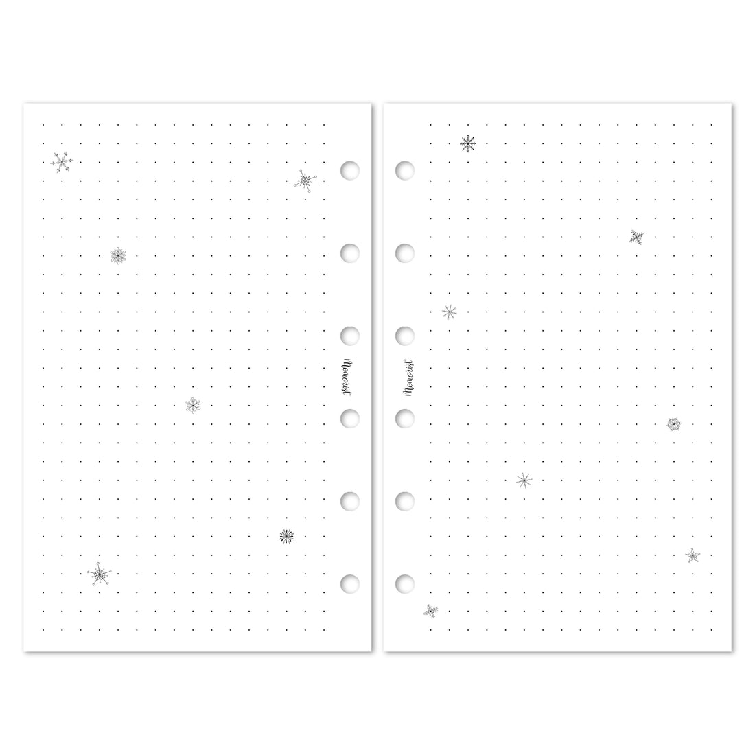 Dotted Snowflake Grid (Pocket Size Refill)