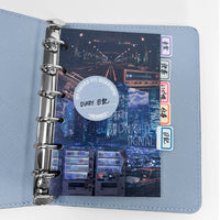 Paper Divider【Midnight Signal】 (Pocket Size)