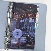 Paper Divider【Midnight Signal】 (Personal Size)