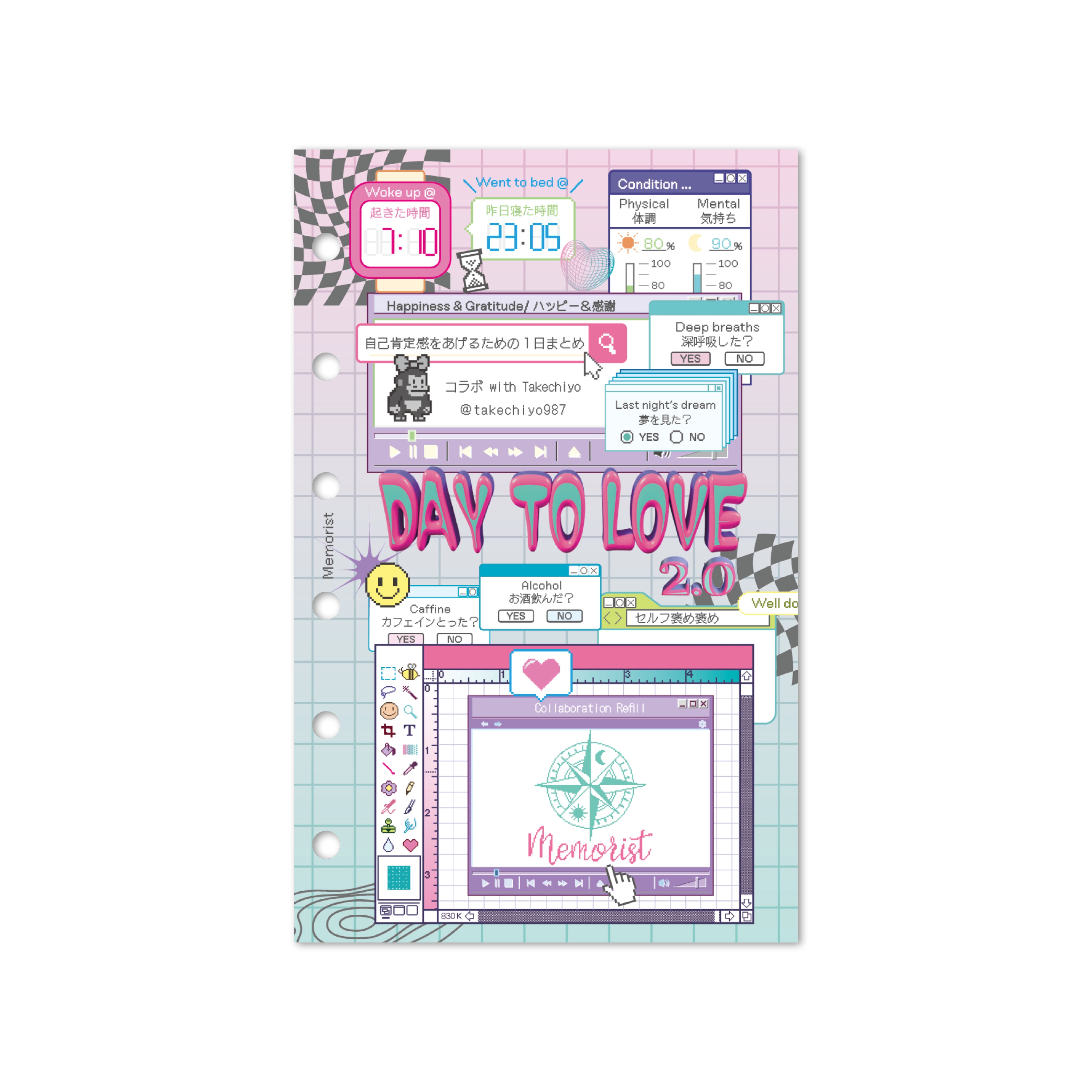 TAKECHIYOコラボ 「Day to Love」 2.0（ミニ6サイズ リフィル