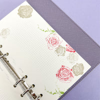 always smile... コラボ スタンプメモ リフィル(バイブルサイズ リフィル)+ スタンプセット