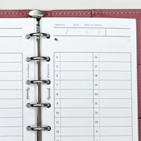 Premium Refill Daily Schedule (Pocket Size)