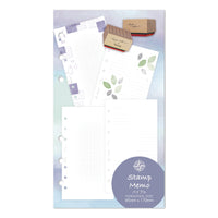 always smile... コラボ スタンプメモ リフィル(バイブルサイズ リフィル)+ スタンプセット