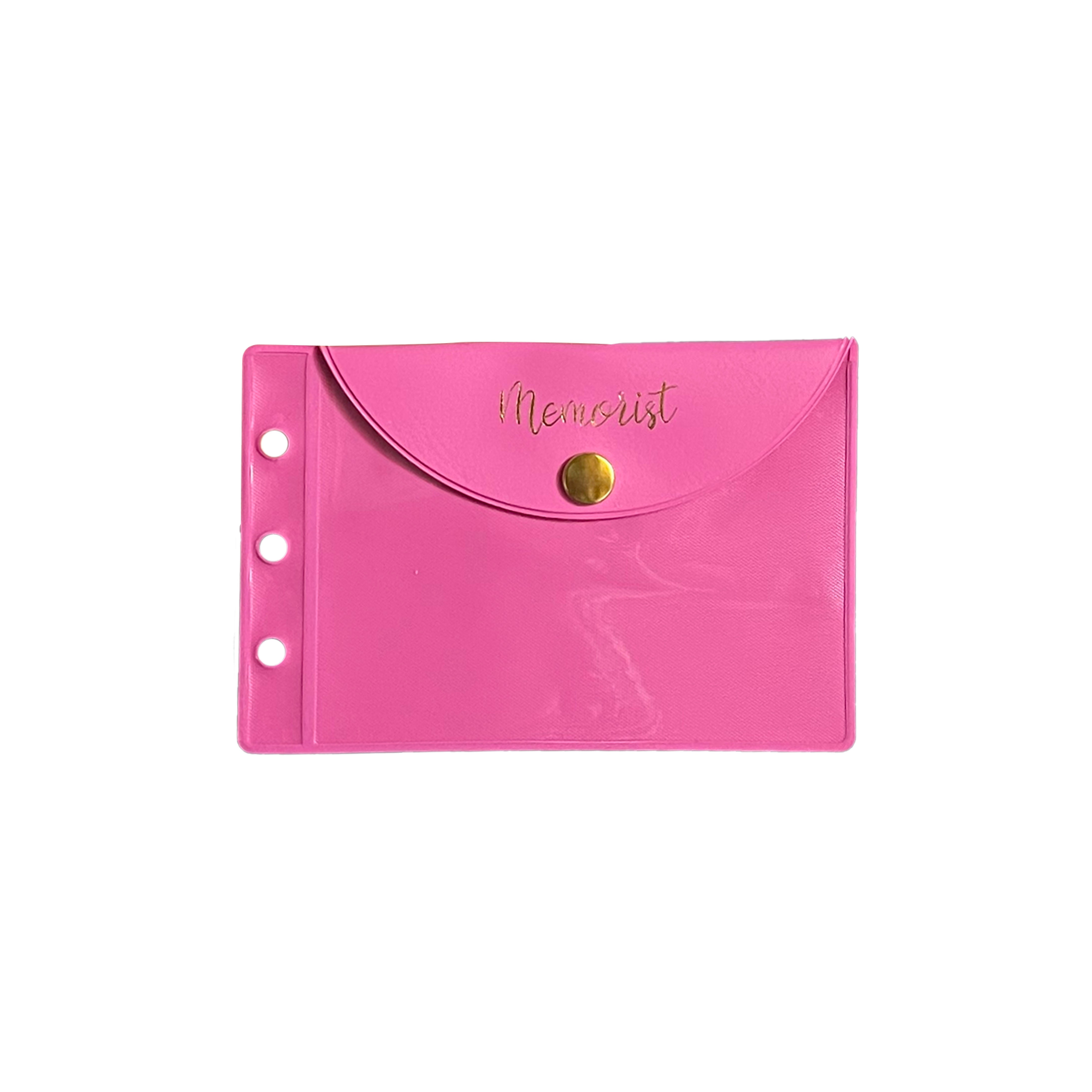 Three-hole Pouch Refill 《Pink》 – Memorist｜メモリスト