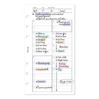 Daily Schedule Refill (Personal Size Refill)