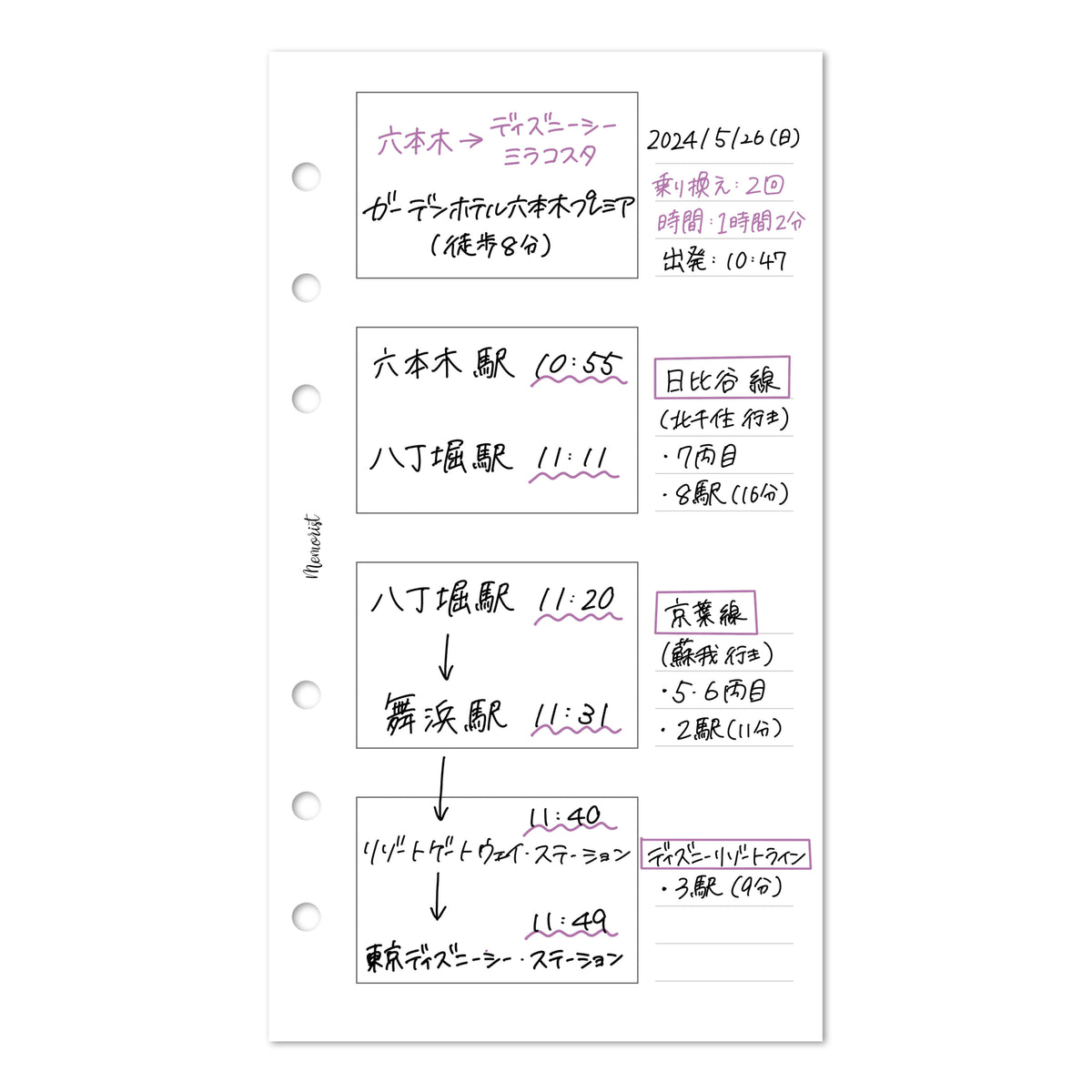 電車の乗り換え