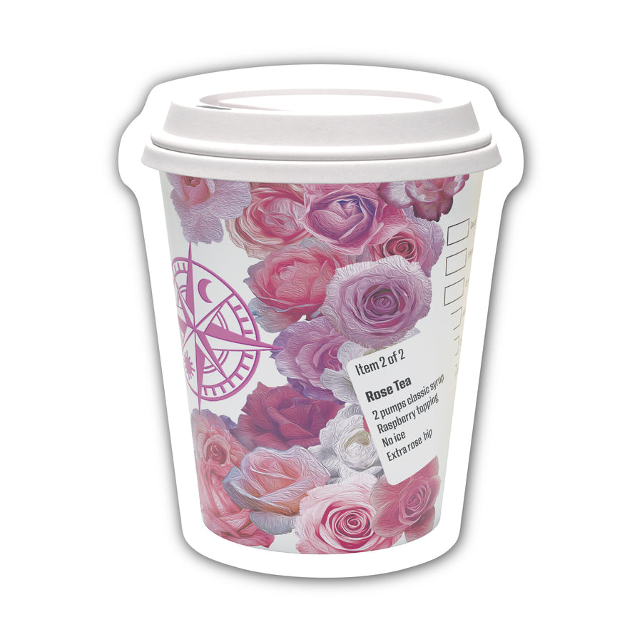 Sticker (Pink Rosé Tumbler)