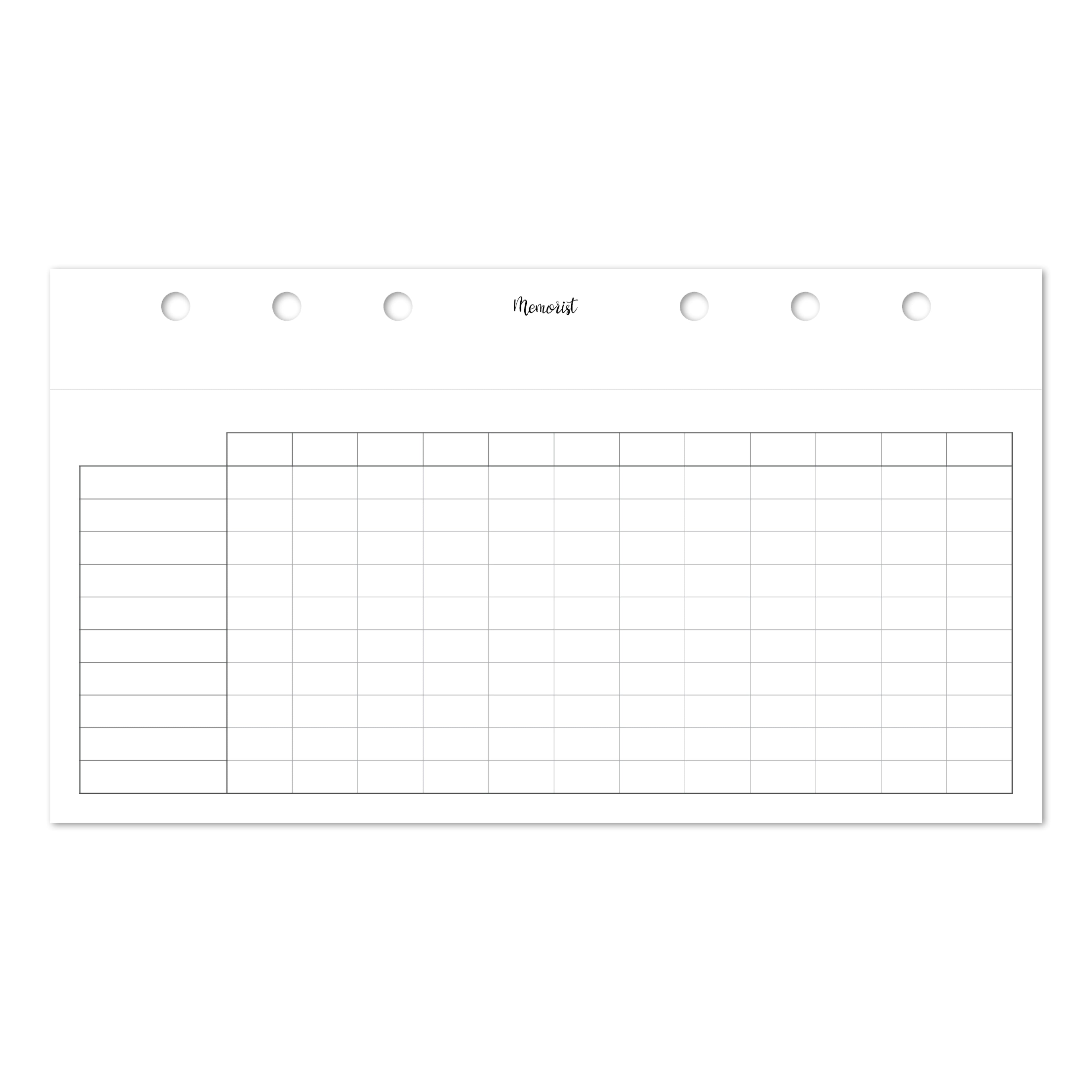 Chart 12 (Personal Size)
