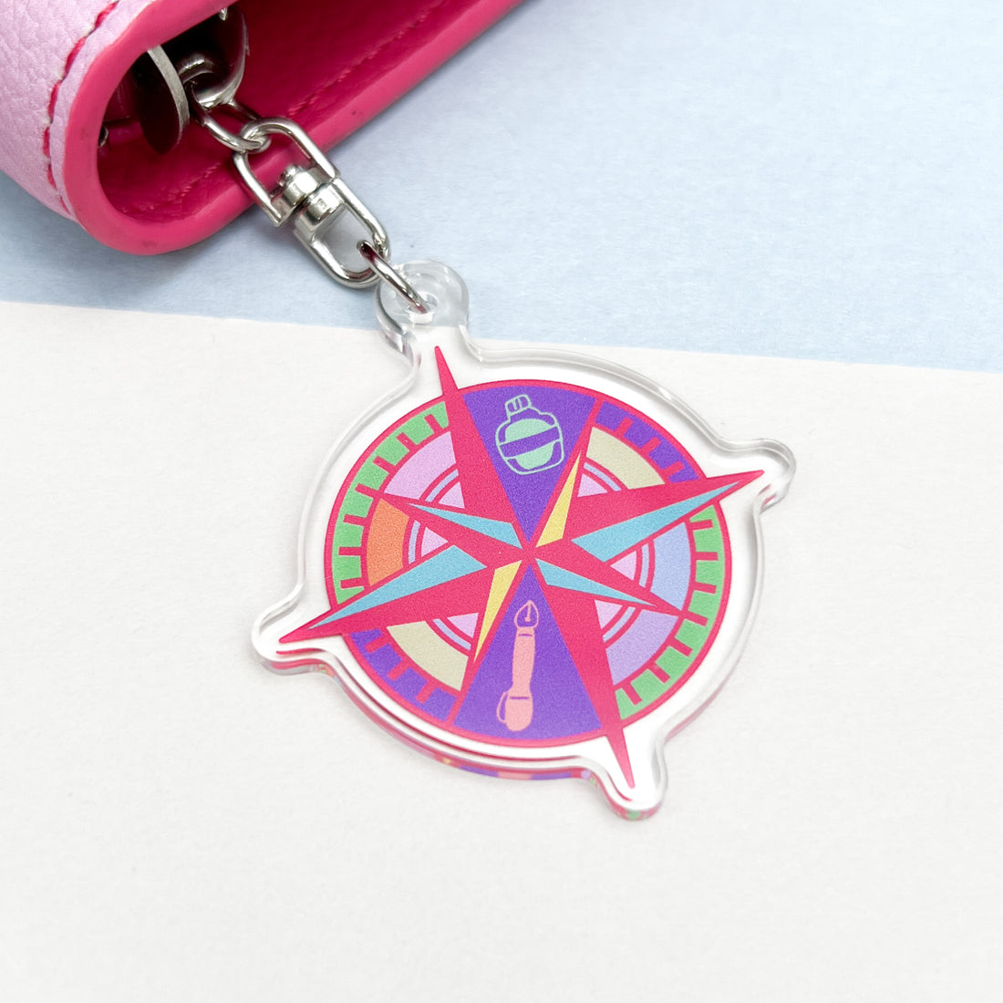 【Limited】Logo Acrylic Keychain: TAKECHIYO Collab