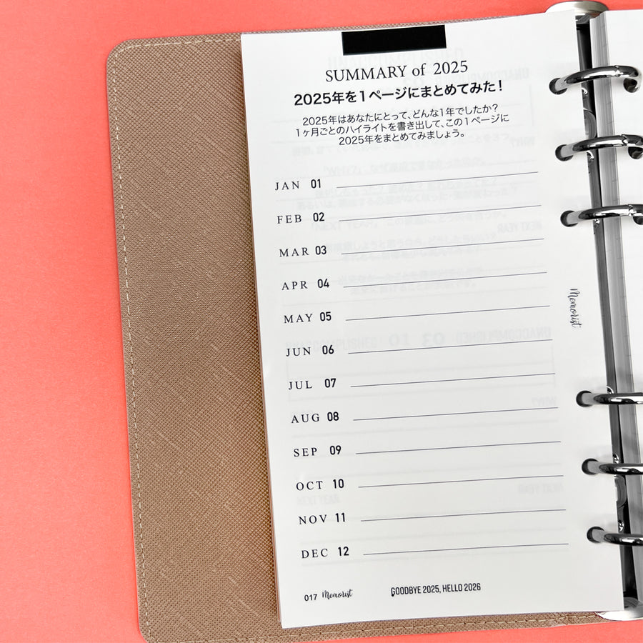 Goodbye 2025, Hello 2026 (Personal Size)