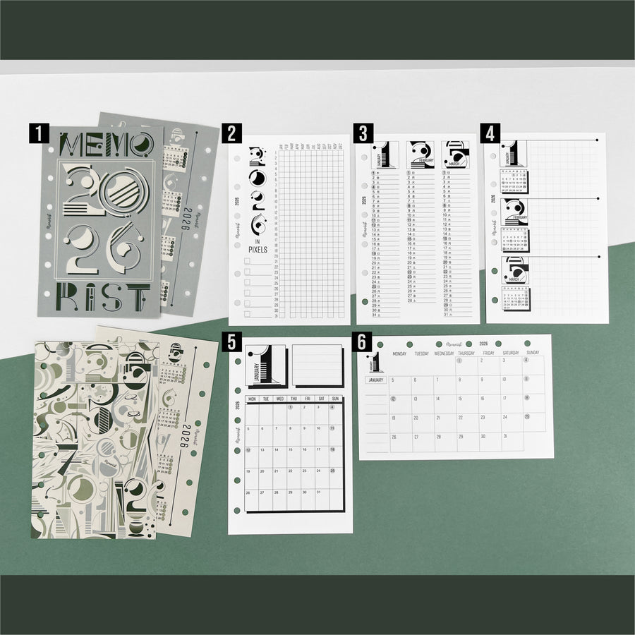 2026 Calendar Set (Pocket Size)