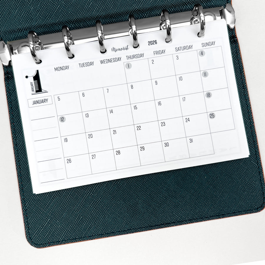 2026 Calendar Set (Pocket Size)