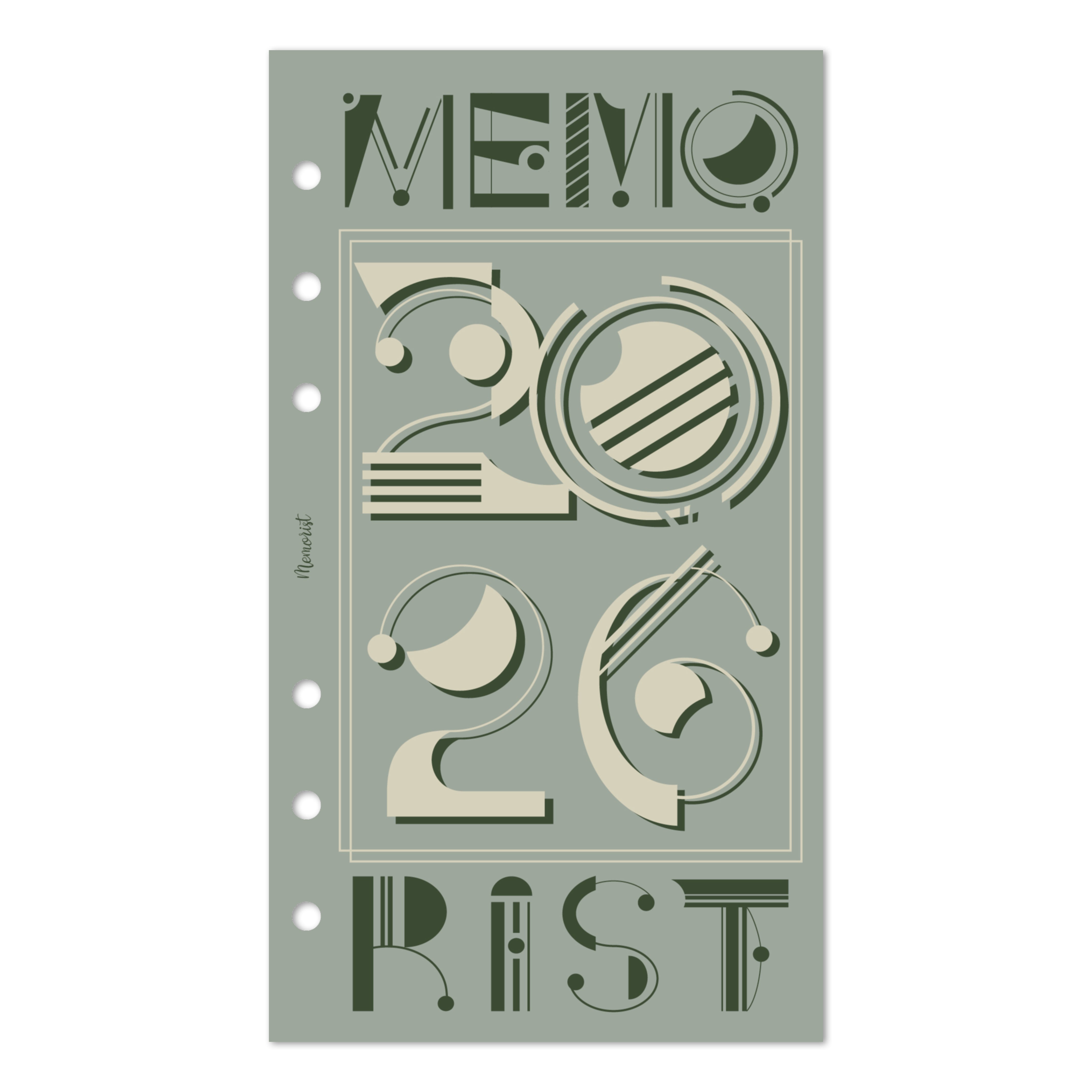 2026年 カレンダーセット（バイブルサイズ リフィル） – Memorist