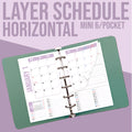 2027 Layer Schedule: Horizontal (Pocket Size)