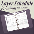 2027 Layer Schedule: Premium (Pocket Size)