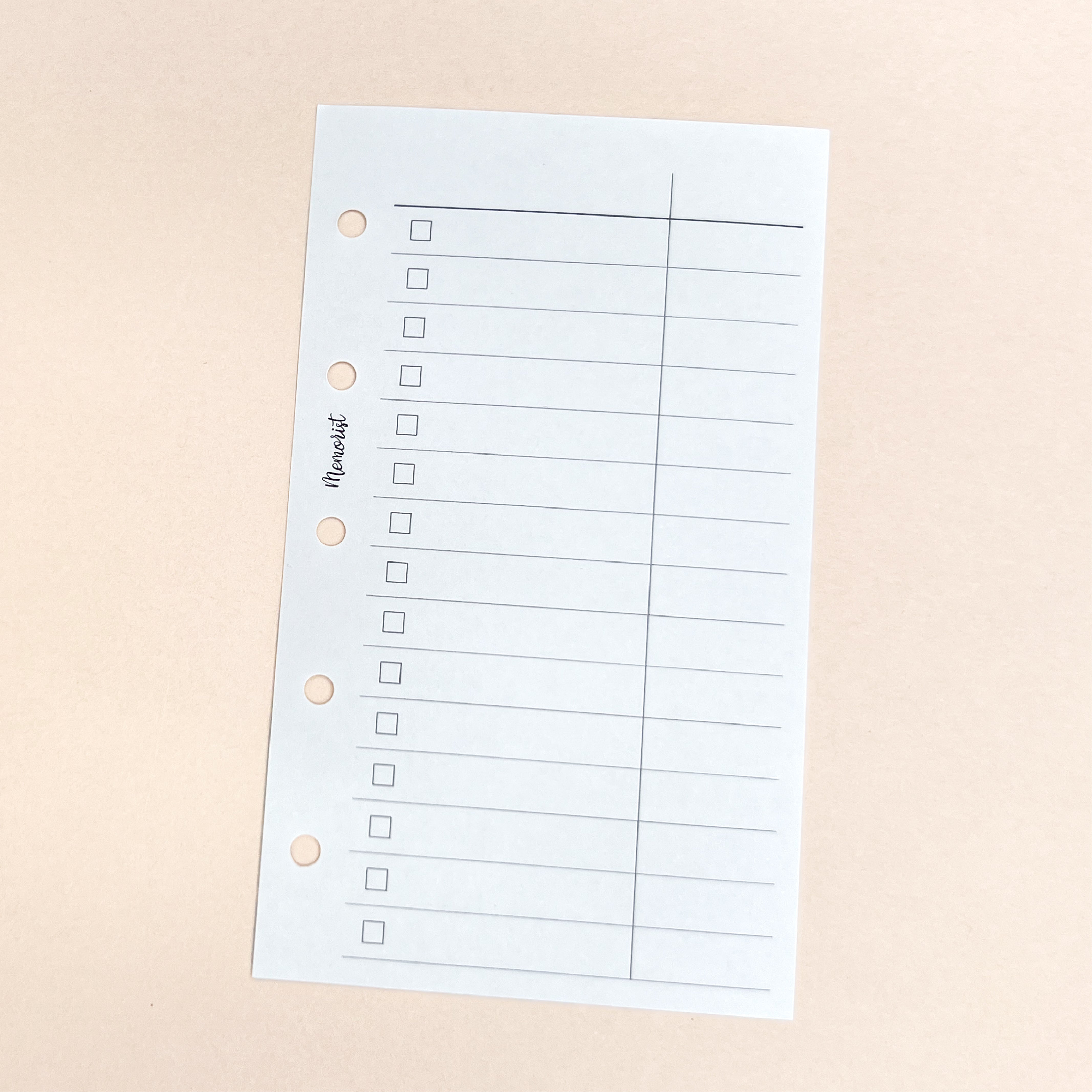 To-Do List (M5 Size) – Memorist｜メモリスト