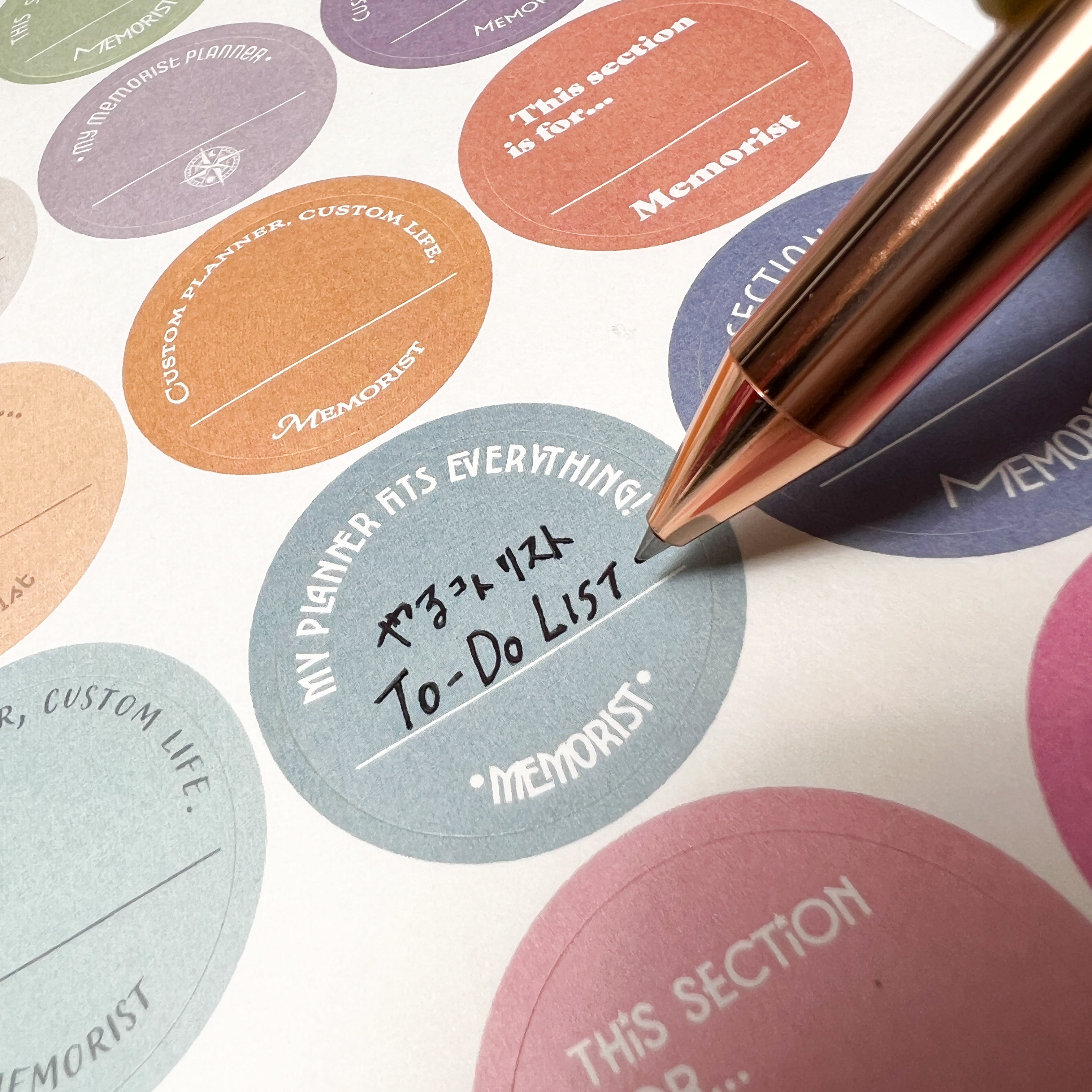 Paper Divider Label Sticker