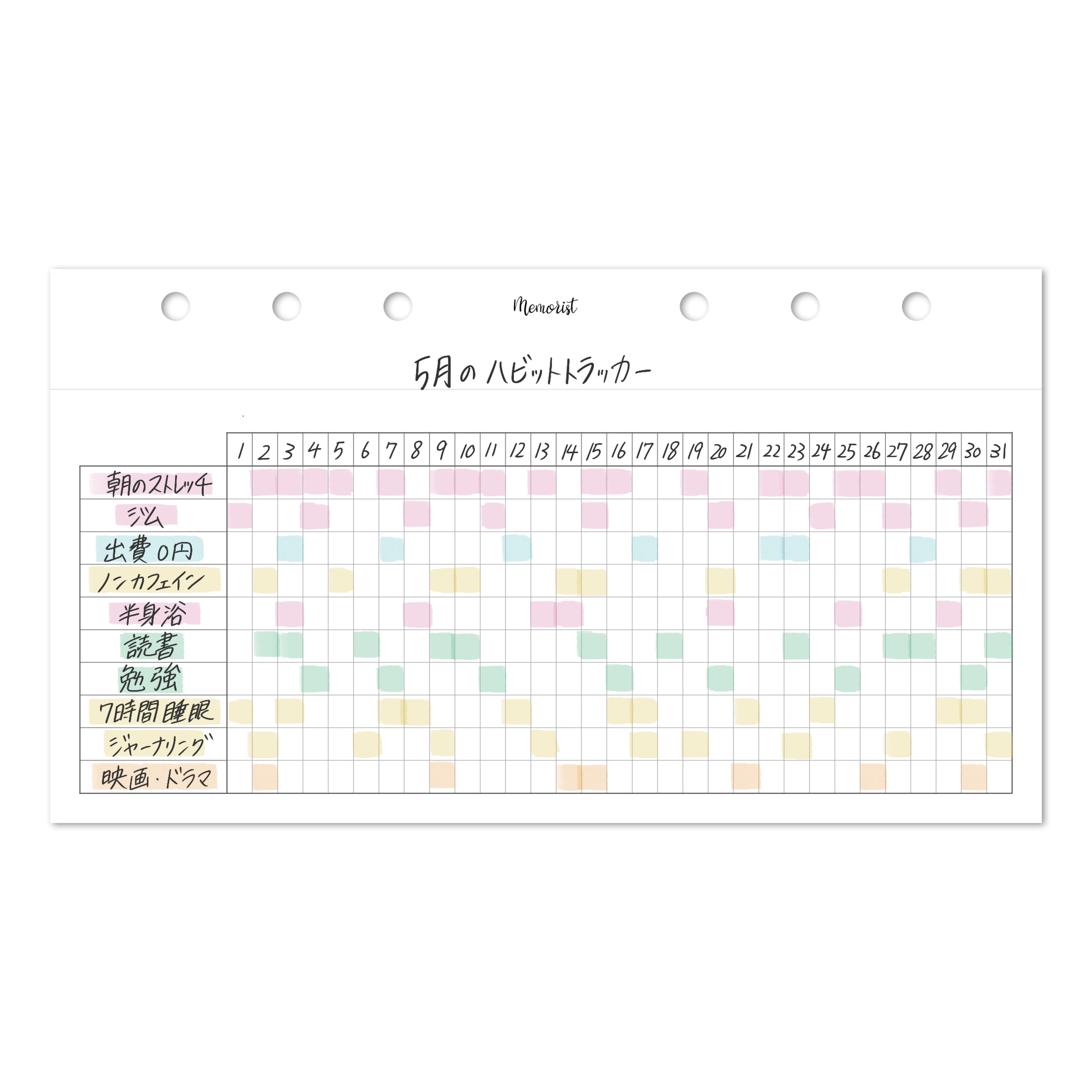 Chart 31 (Personal Size)
