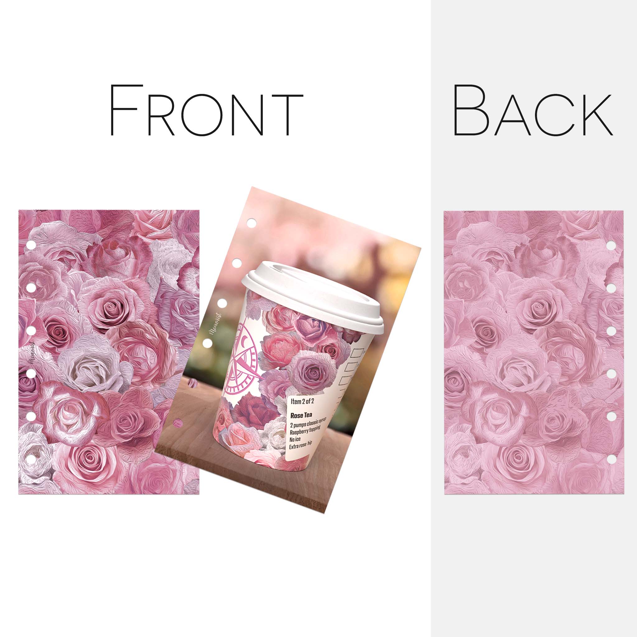 Paper Divider【Pink Collection】(Pocket Size)