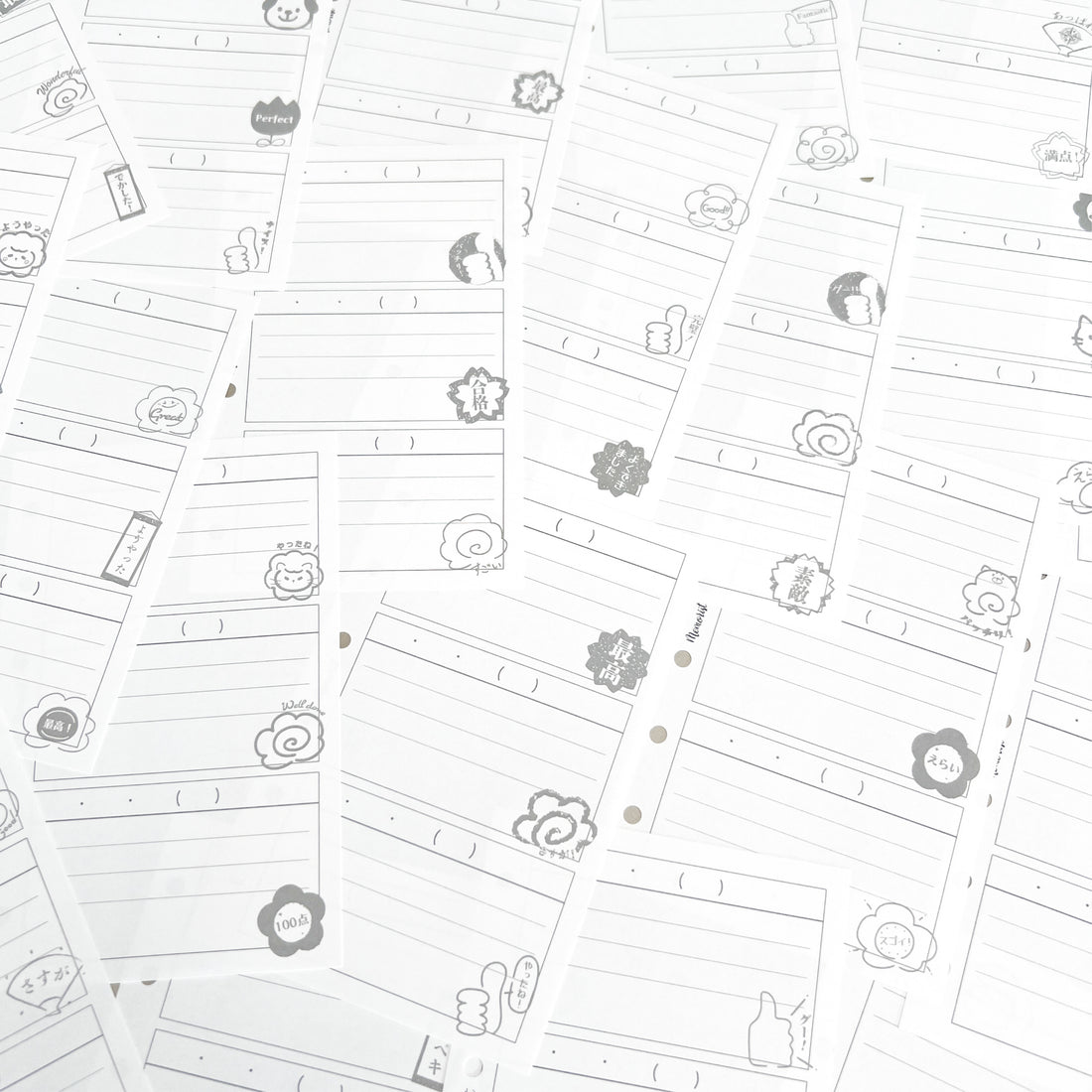 褒め褒め日記 リフィル（ミニ６サイズ リフィル）