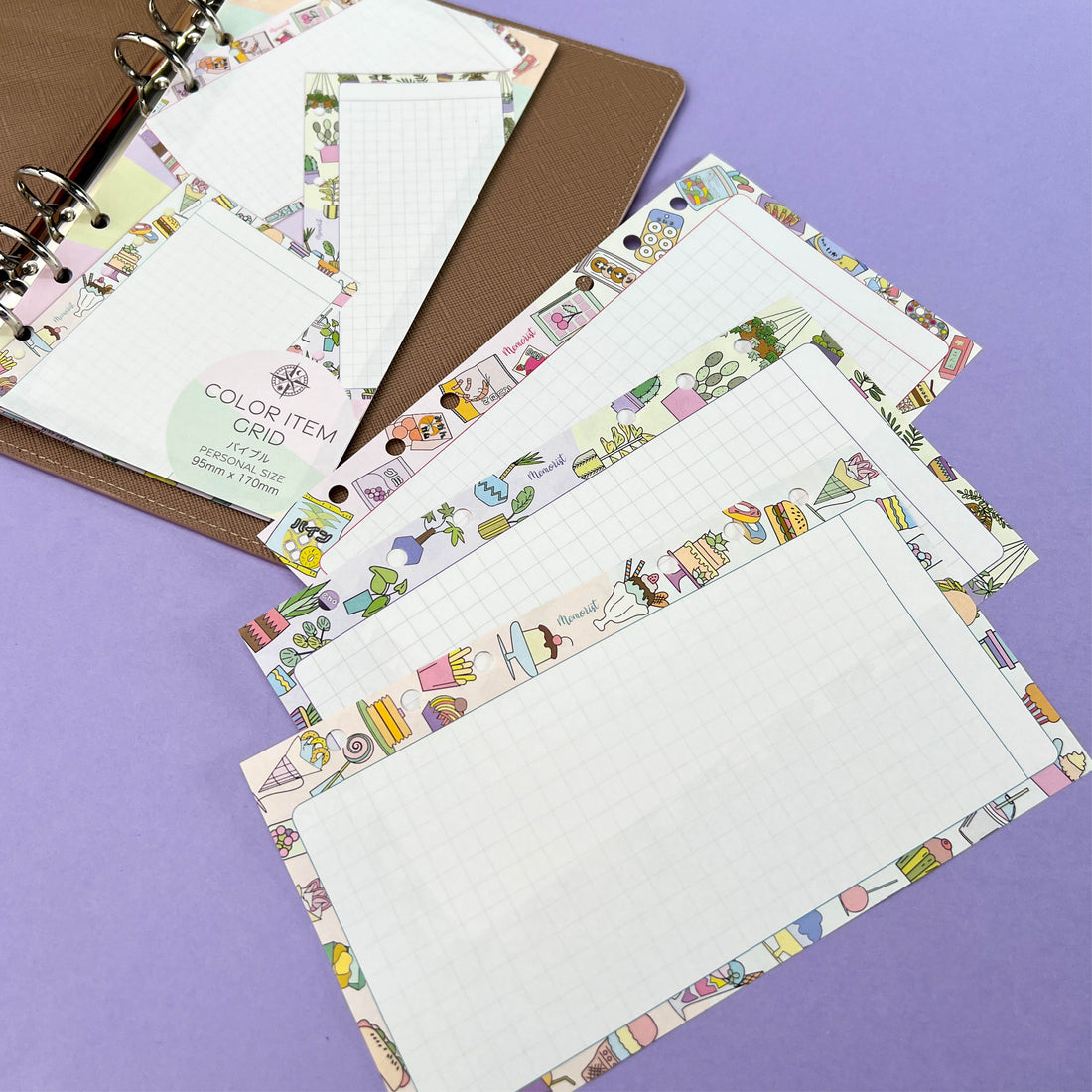 Colorful Item Grid  (Personal Size)