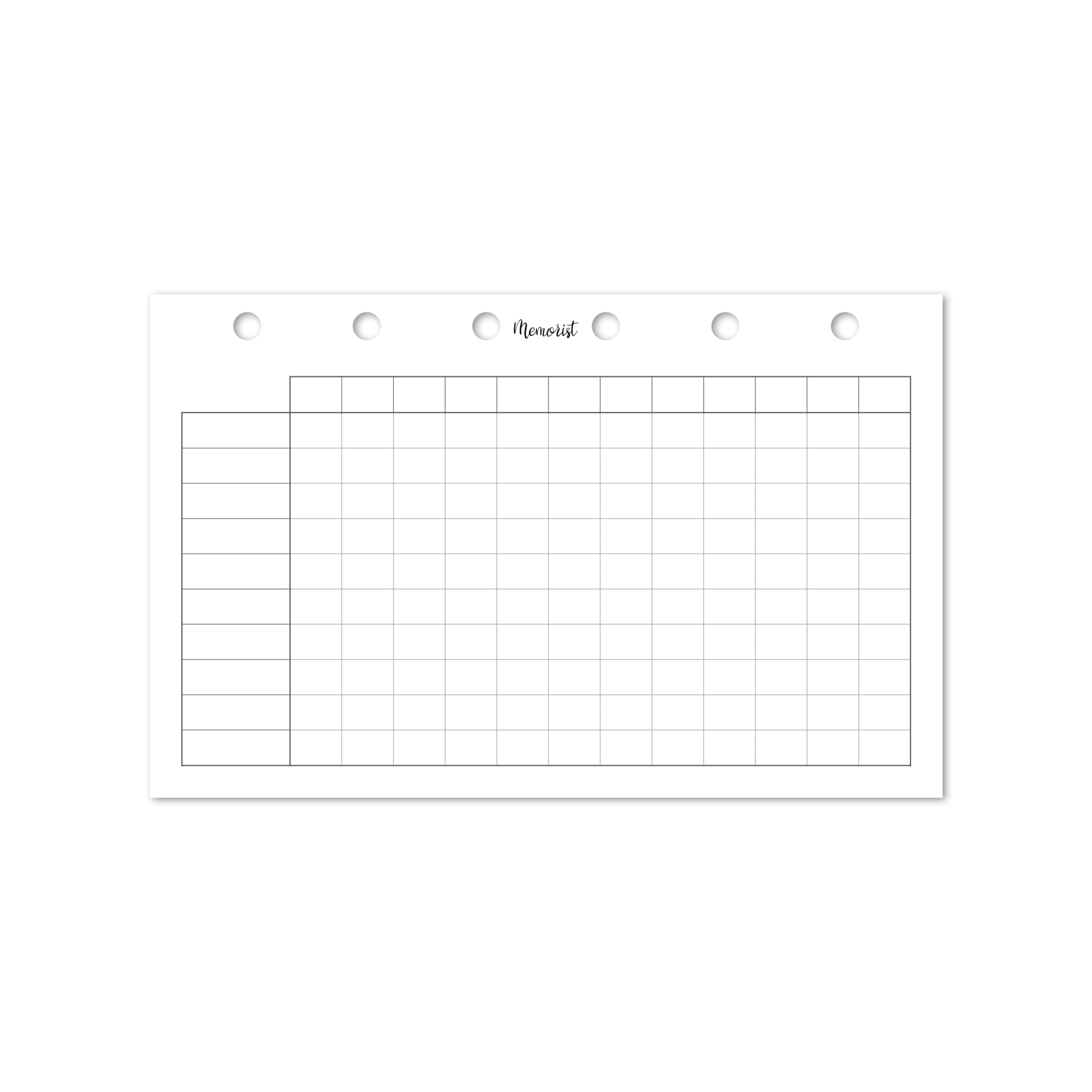Chart 12 (Pocket Size)
