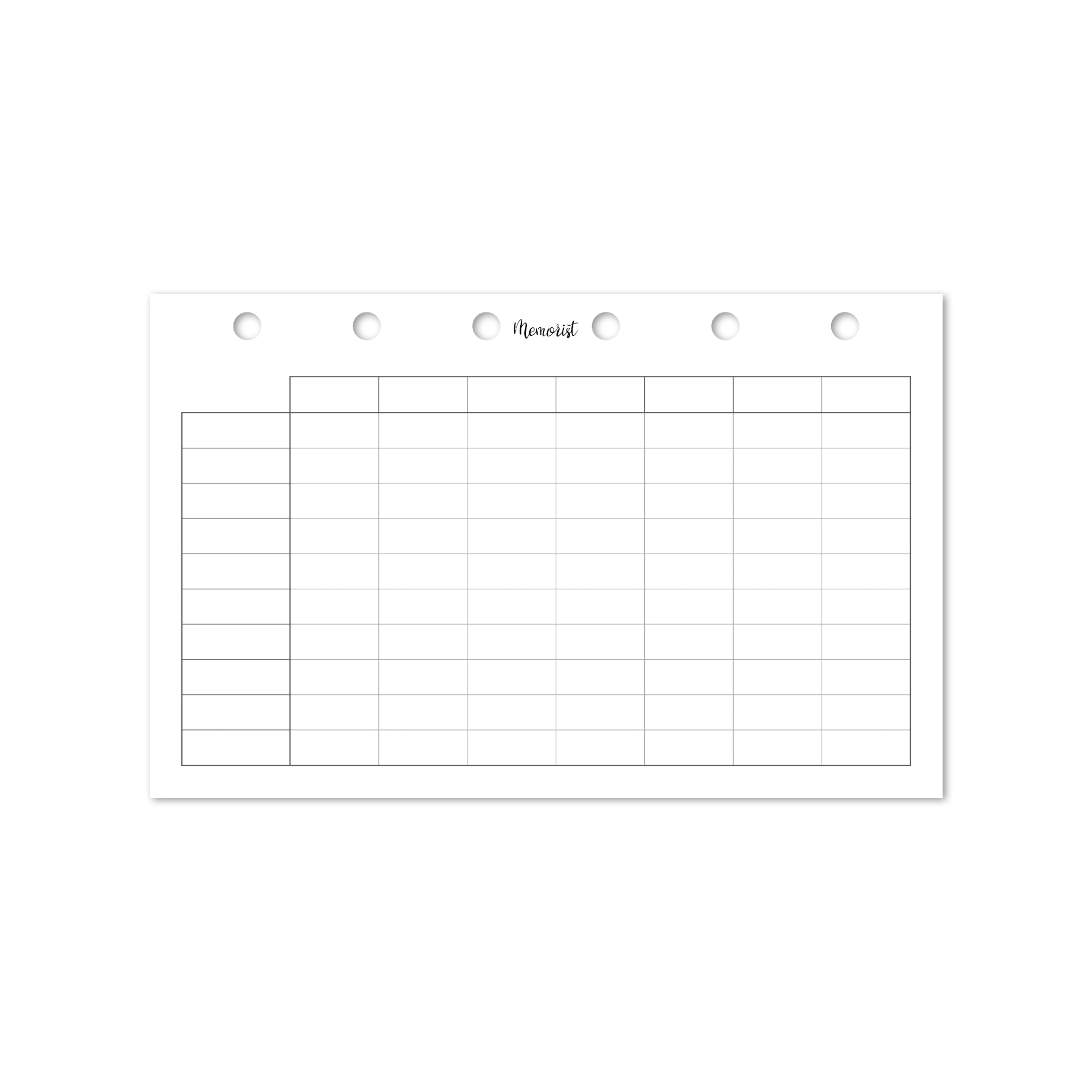 Chart 7 (Pocket Size)