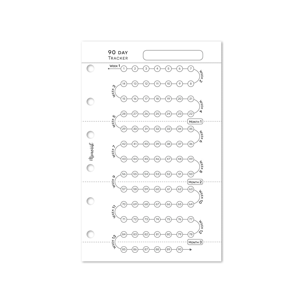 Habit Tracker 90 (Pocket Size)