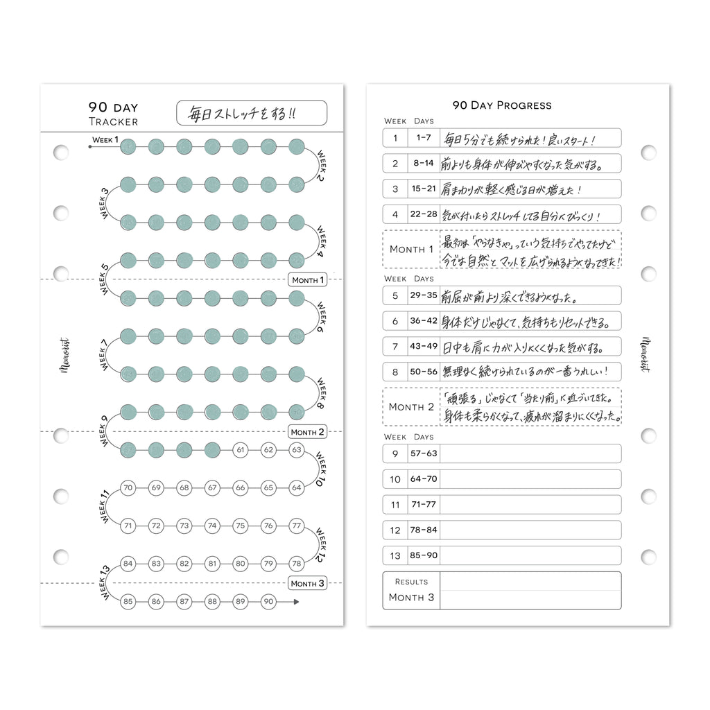 Habit Tracker 90 (Personal Size)