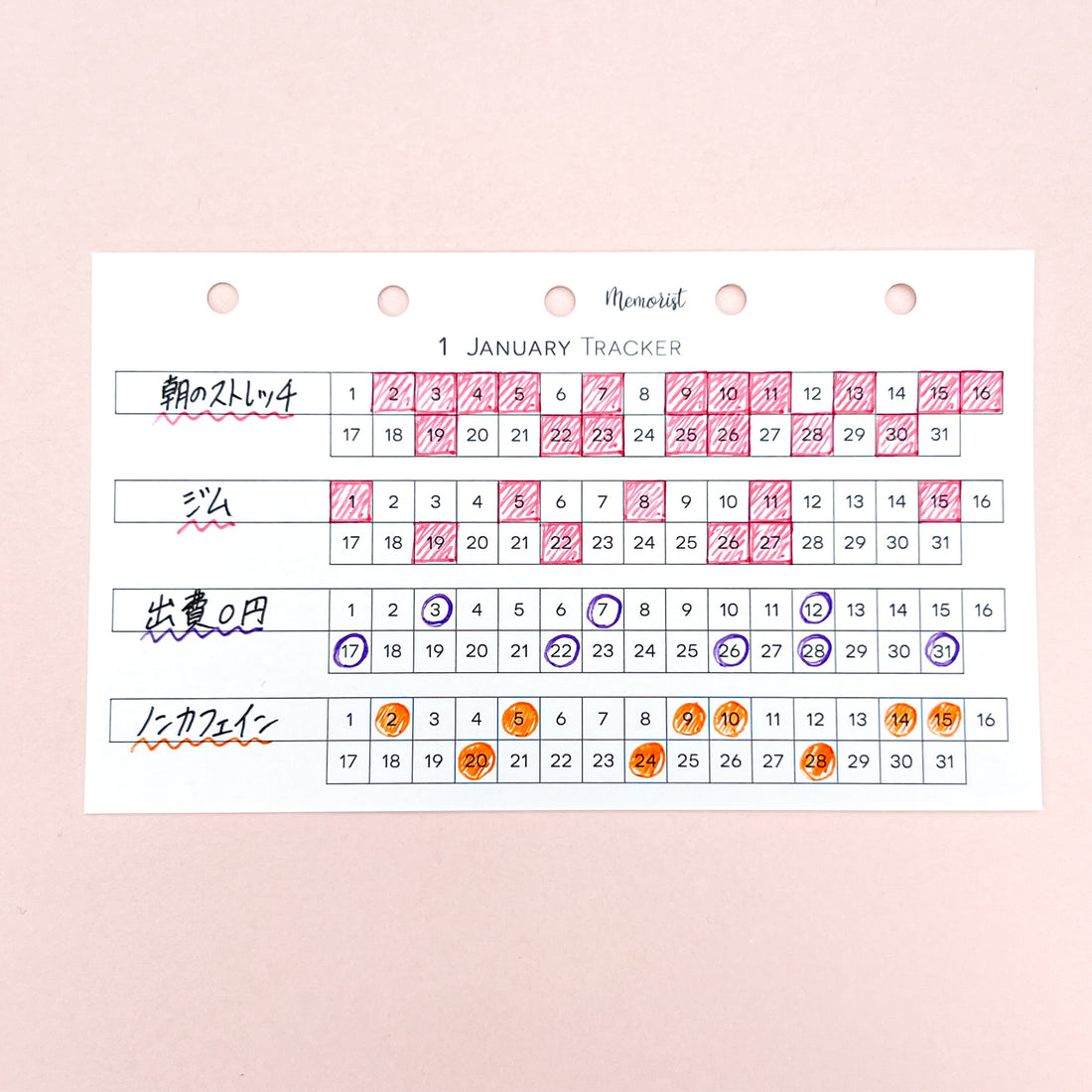 Habit Tracker BASIC (M5 Size)