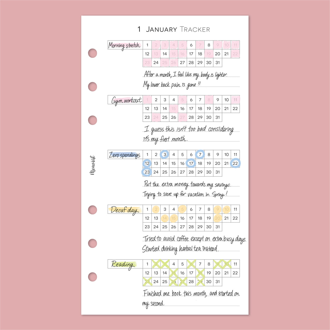 Habit Tracker BASIC (Personal Size)