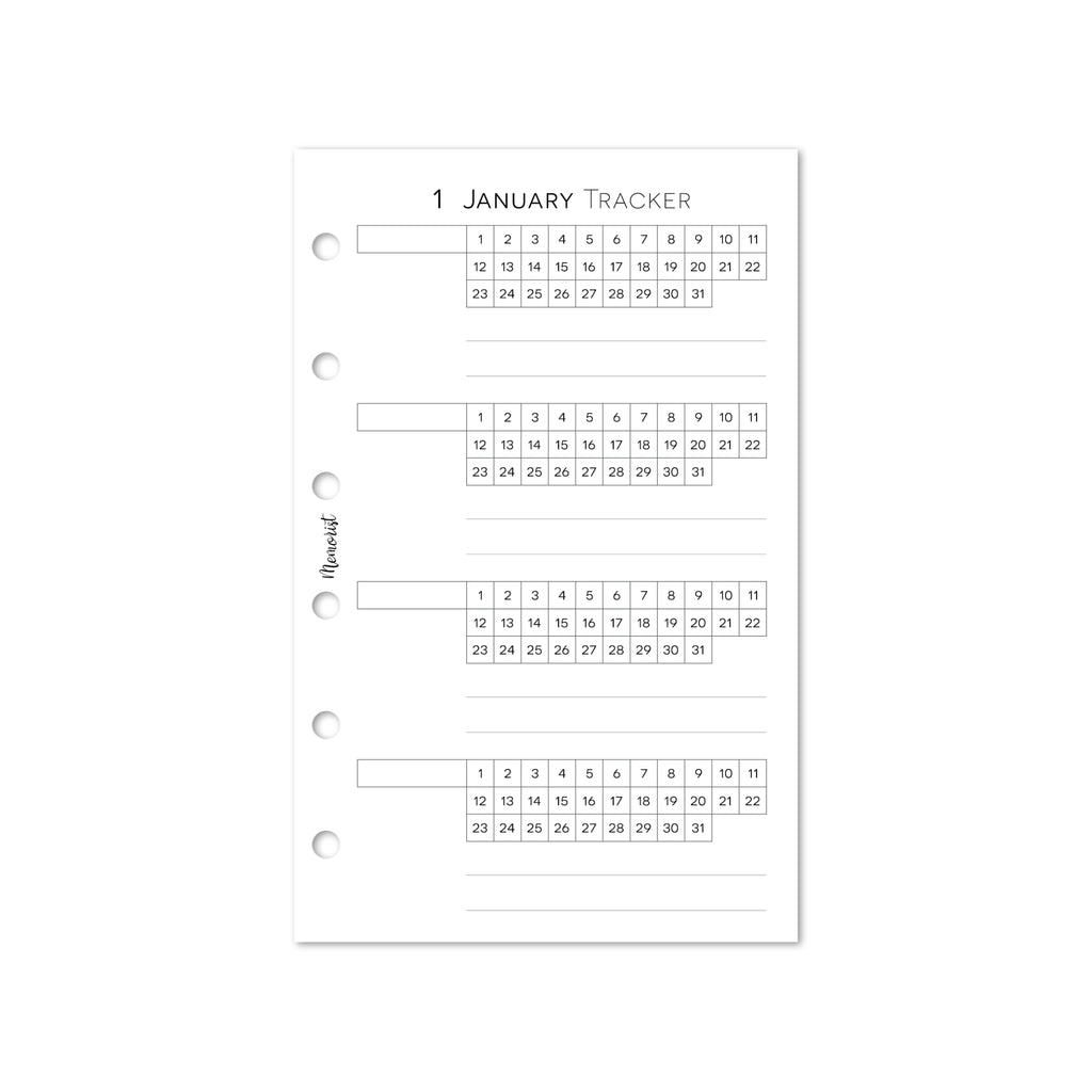 Habit Tracker BASIC (Pocket Size)