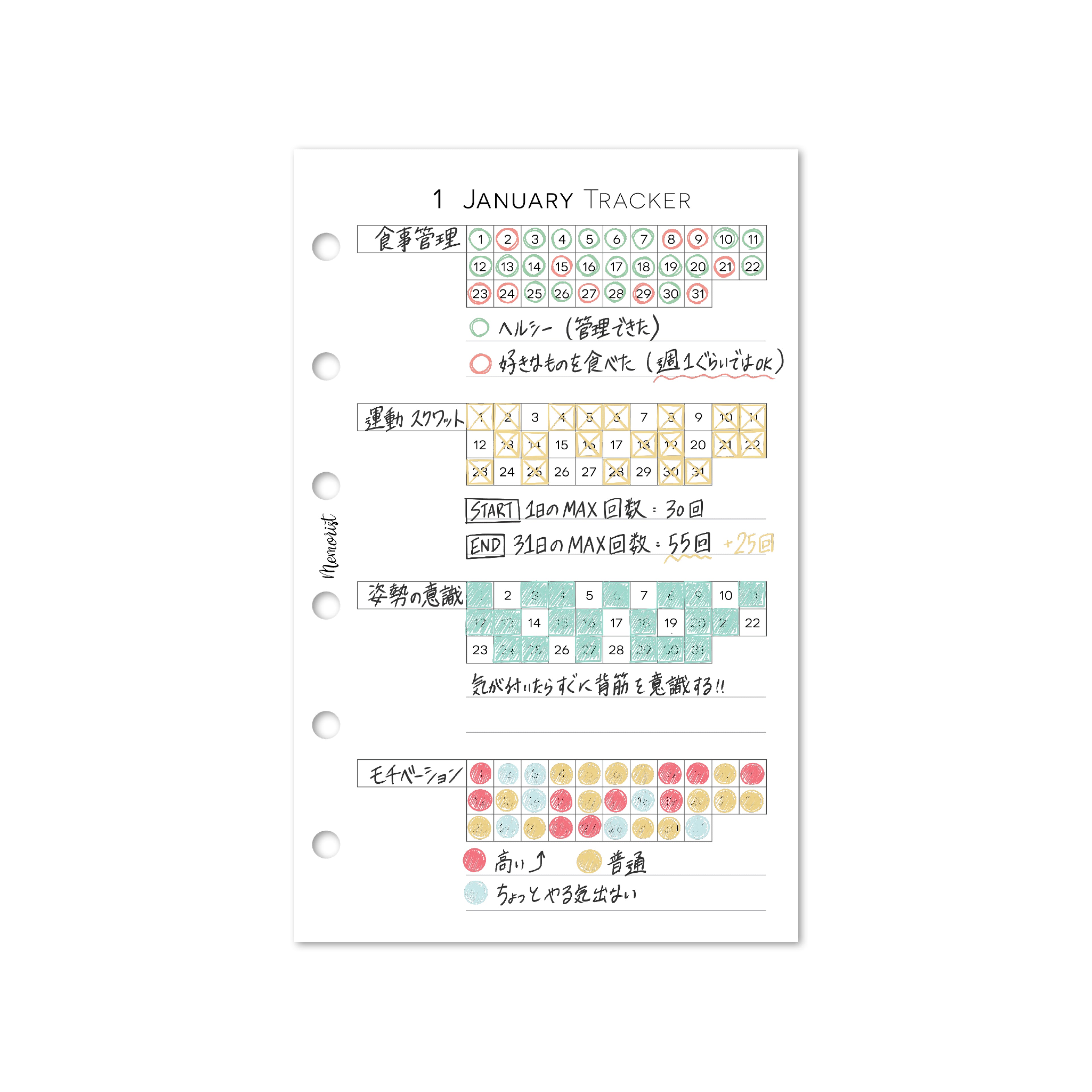 Habit Tracker BASIC (Pocket Size)