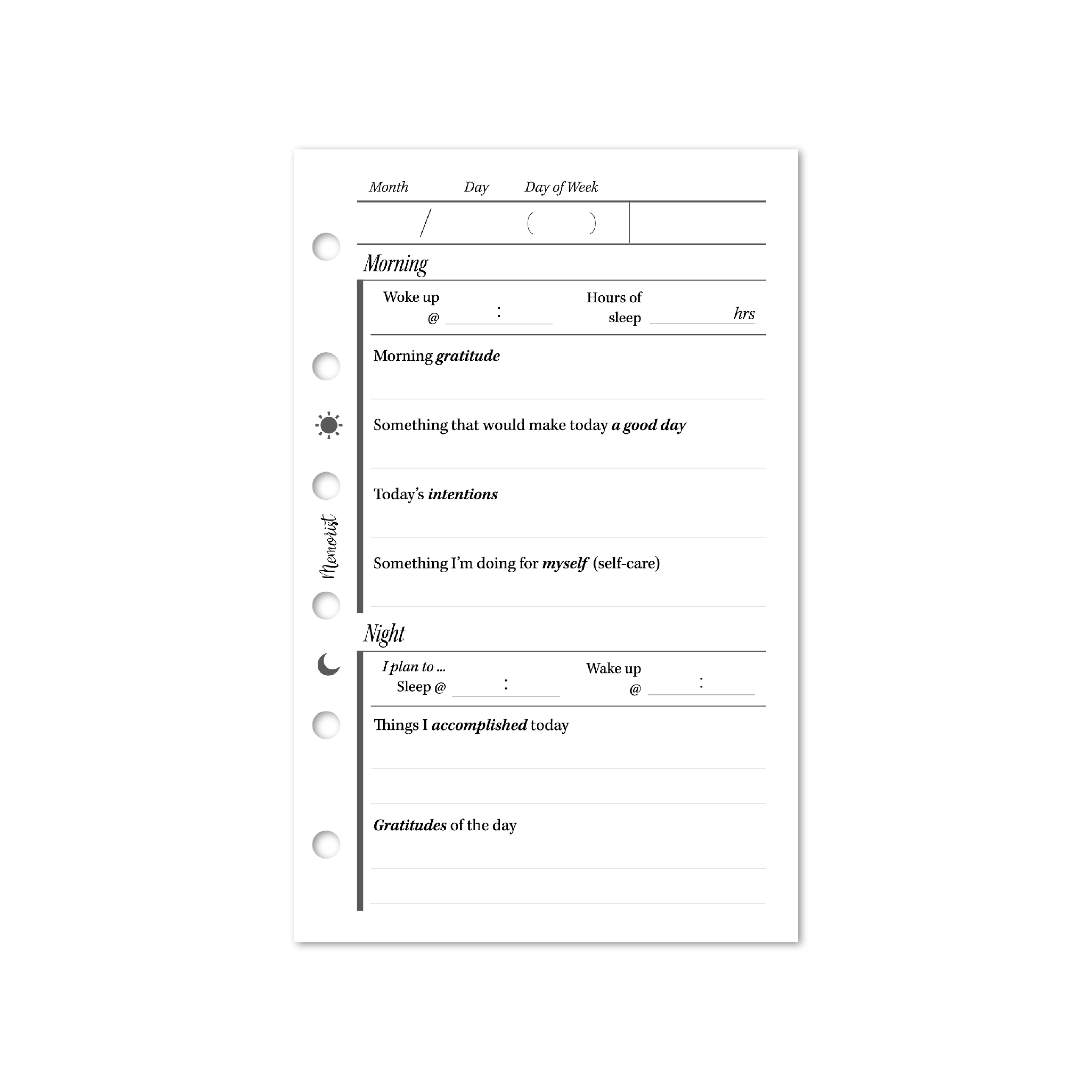 Daily Journal - English (Pocket Size)