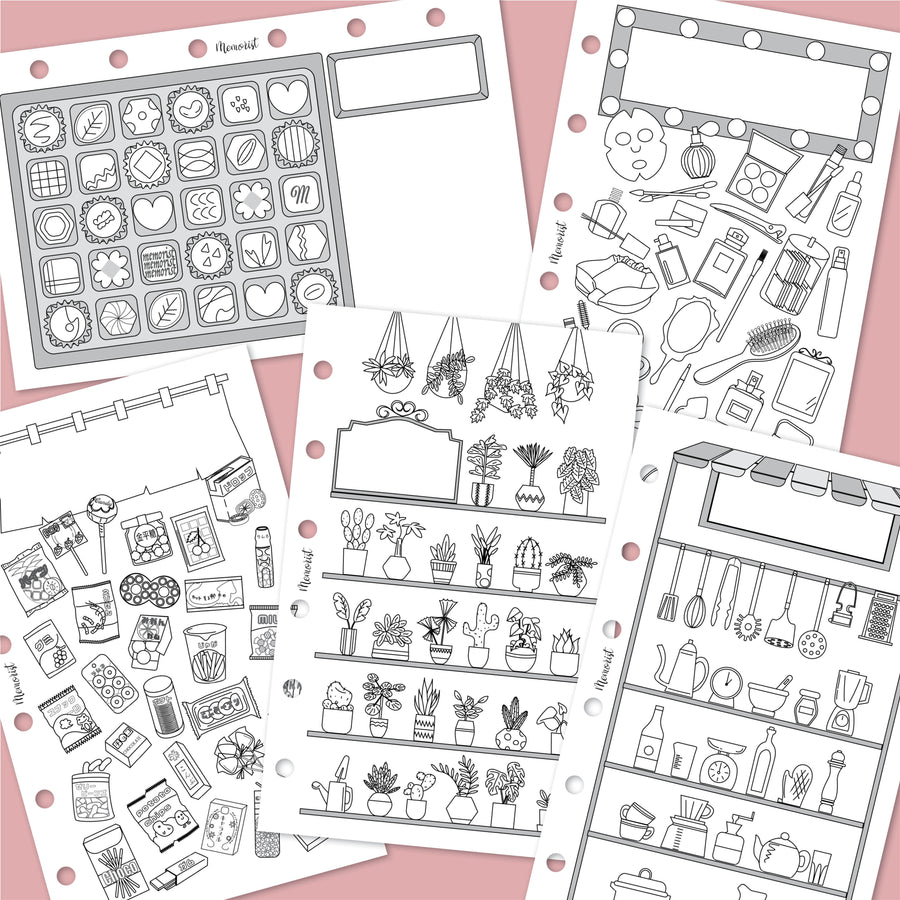 Habit Tracker ITEMS (Pocket Size)