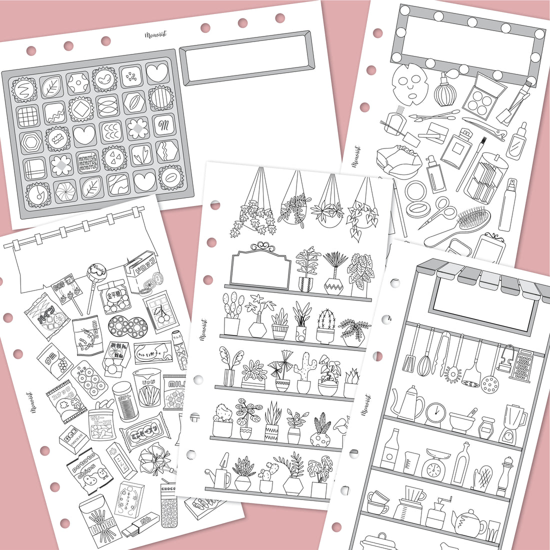 Habit Tracker ITEMS (Personal Size)
