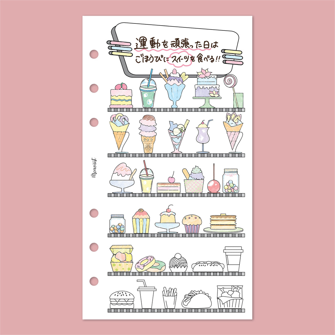 Habit Tracker ITEMS (Personal Size)