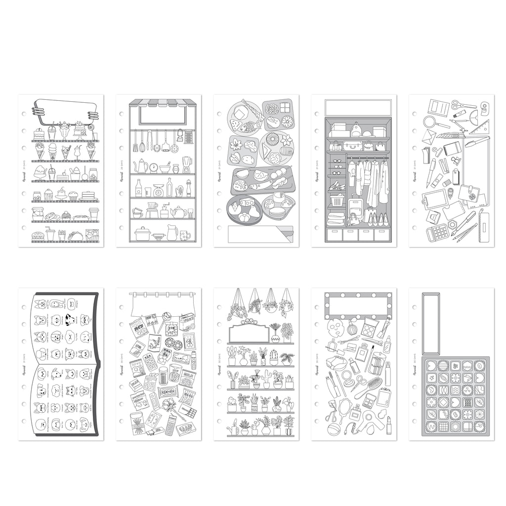 Habit Tracker ITEMS (Personal Size)