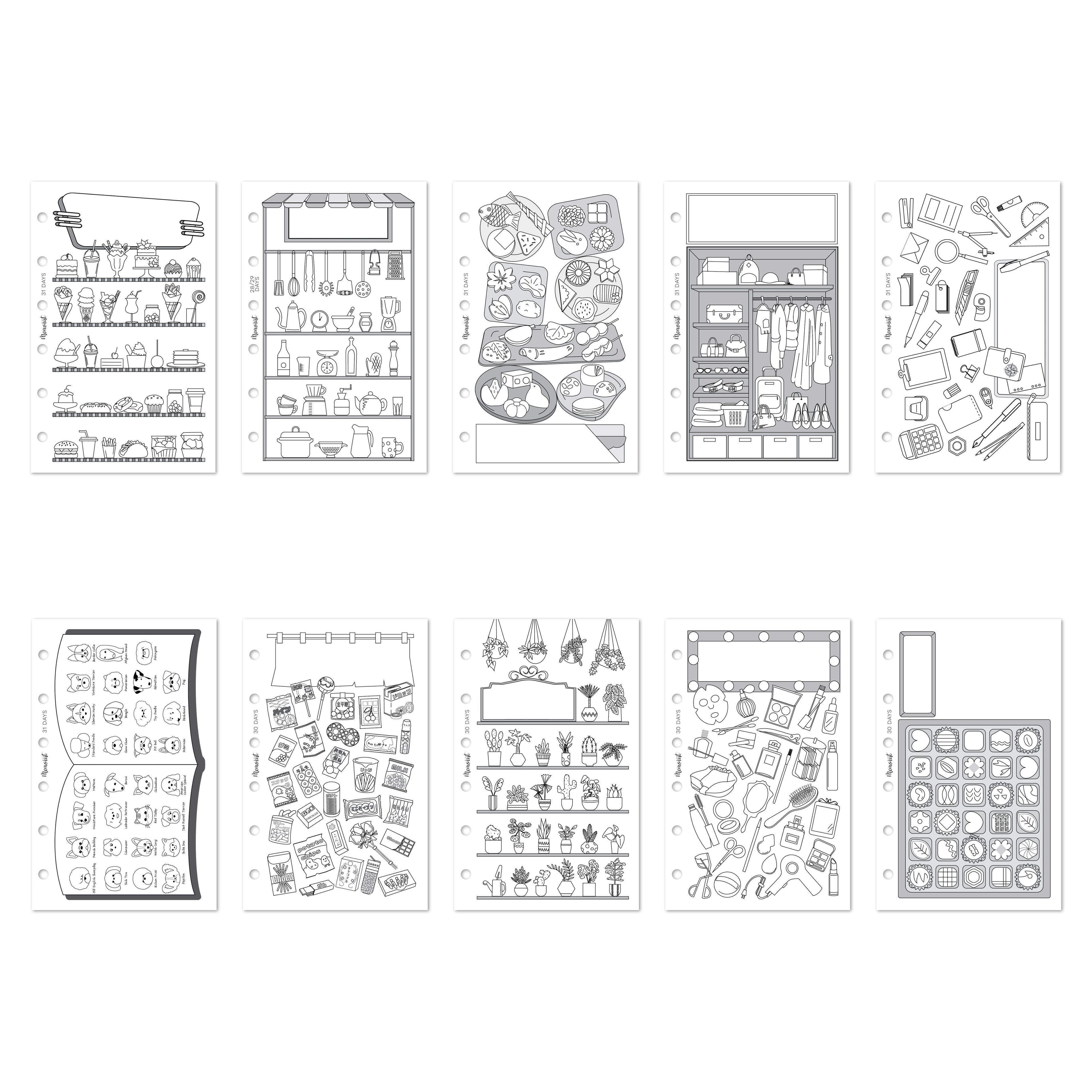 Habit Tracker ITEMS (Pocket Size)