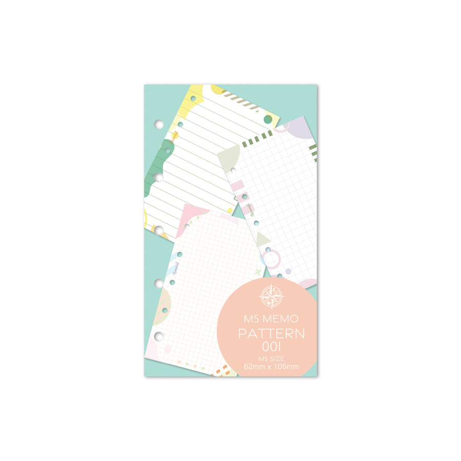 Pattern 001 Memo (M5 Size)
