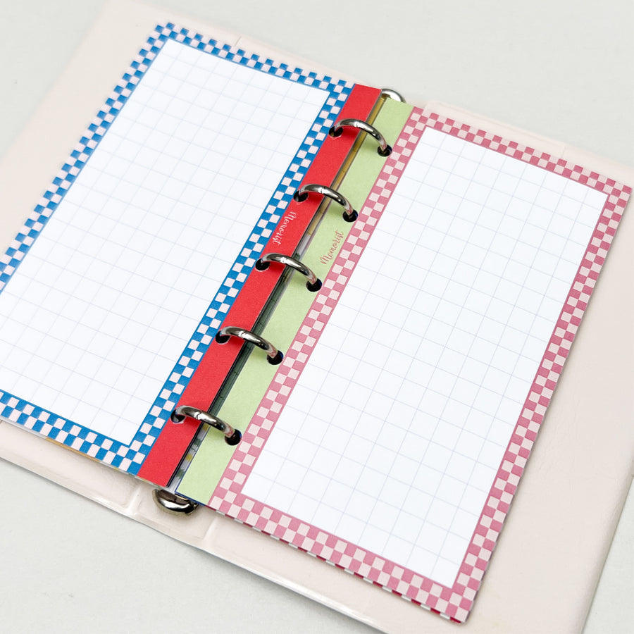 Chequered Frame Grid Memo (M5 Size)