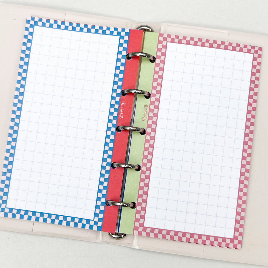 Chequered Frame Grid Memo (M5 Size)