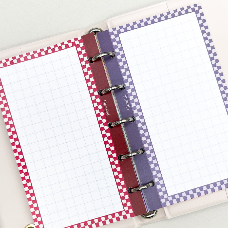 Chequered Frame Grid Memo (M5 Size)