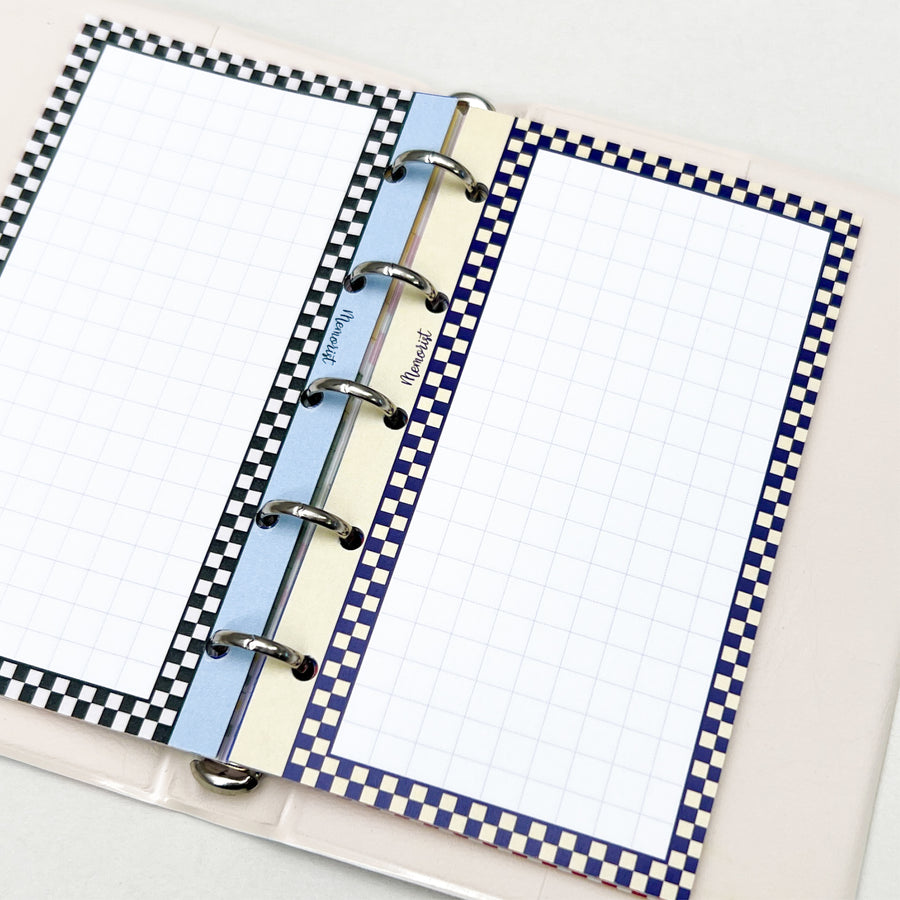 Chequered Frame Grid Memo (M5 Size)