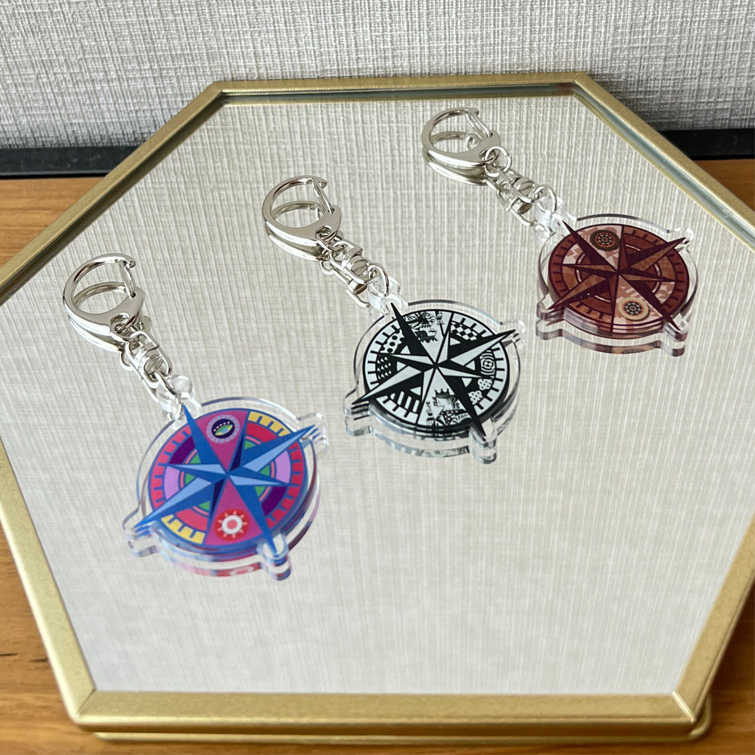 Limited Logo Acrylic Keychain: NEO Backgammon