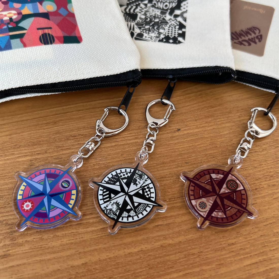 Limited Logo Acrylic Keychain: NEO Backgammon