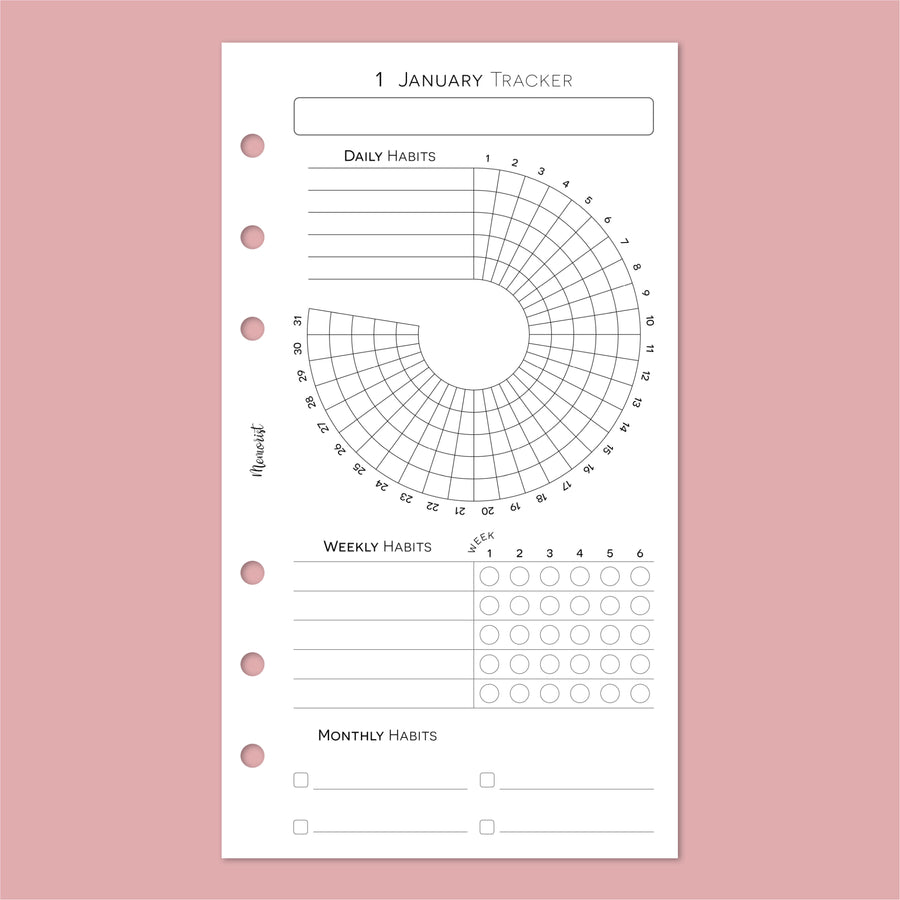 Habit Tracker MULTI (Personal Size)