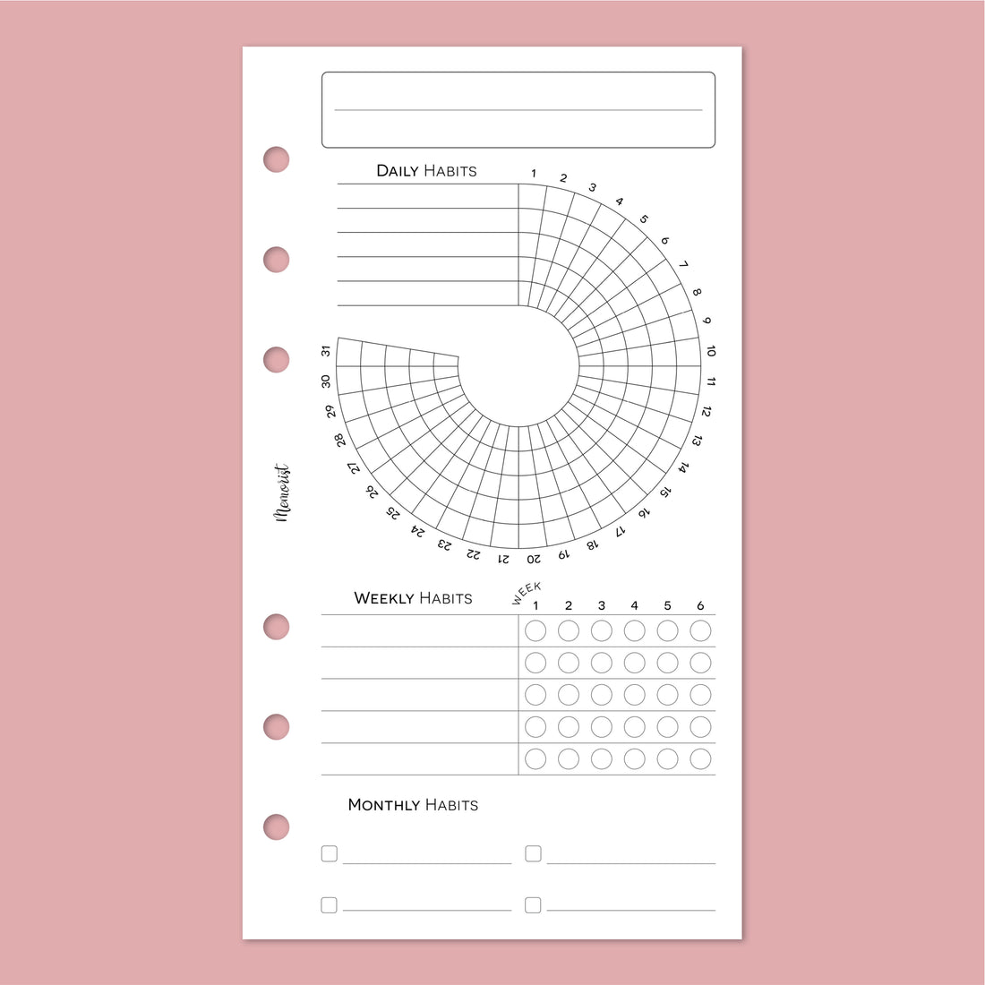Habit Tracker MULTI (Personal Size)