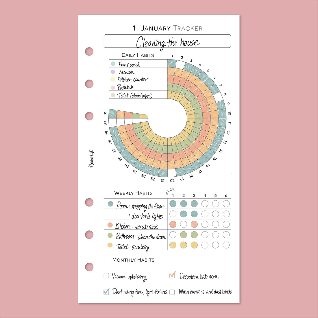 Habit Tracker MULTI (Personal Size)